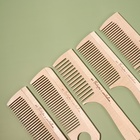 Расчёска деревянная, фасовка 60 шт, форма МИКС - фото 24032229