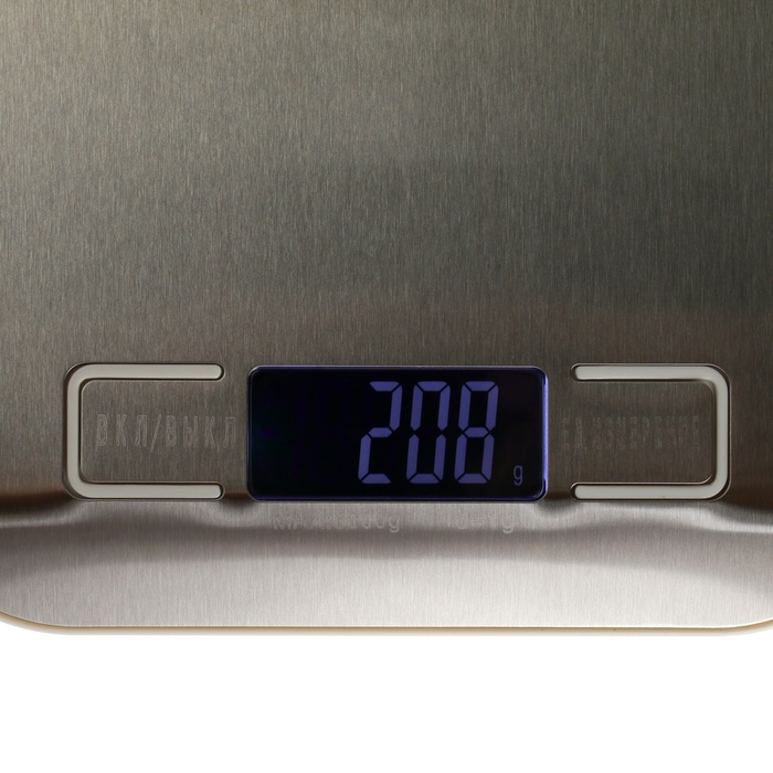 Весы кухонные  Luazon LVE-028, электронные, до 5 кг, металл - фото 1928620485