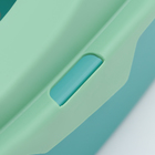 Туалет с бортом, 43×35×25.5 см, пластик, зелёный - Фото 5