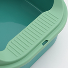 Туалет с бортом, 43×35×25.5 см, пластик, зелёный - Фото 6