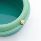 Туалет с бортом округлый, 40×33.8×25.5 см, пластик, зелёный - Фото 7