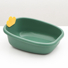 Туалет без борта, 41×33.5×15.5 см, пластик, зелёный - Фото 2