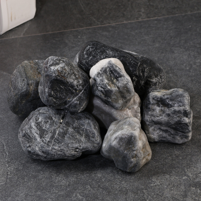 Камень для бани "Ежевичный"  кварцит голтованный 20кг - Фото 1