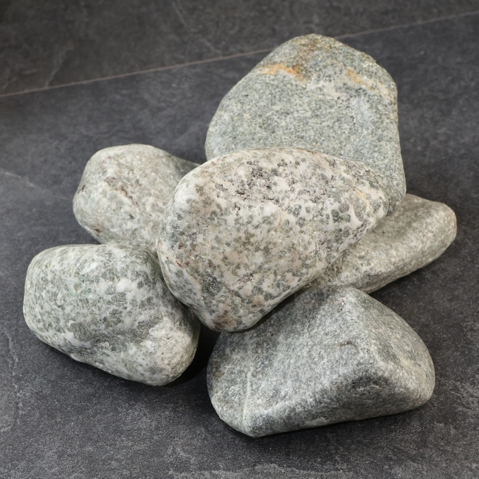 Камень для бани "Жадеит" галтованный 20 кг - Фото 1