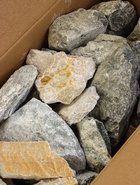 Камни для бани «Микс», дунит, кварцит, талькохлорит, 30 кг, колотые, фракция 7-15 см - Фото 11