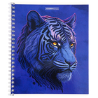 Тетрадь 60 листов в клетку на гребне "Фиолетовые звери", обложка мелованный картон, УФ-лак, МИКС - фото 24162889