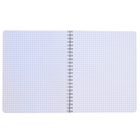 Тетрадь 48 листов в клетку на гребне "Кибер город", обложка мелованный картон, УФ-лак, МИКС - фото 24554215