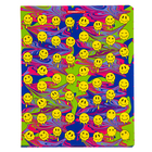 Тетрадь 48 листов в клетку "Жидкие смайлы", обложка мелованный картон, SoftTouch, конгрев, МИКС - Фото 4