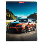 Тетрадь 96 листов в клетку "Гоночные машины", обложка мелованный картон, УФ-лак, МИКС (комплект 2 шт) - фото 24061923