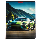 Тетрадь 96 листов в клетку "Гоночные машины", обложка мелованный картон, УФ-лак, МИКС (комплект 2 шт) - фото 24061924