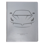 Тетрадь 96 листов в клетку "Авто контур", обложка мелованный картон, МИКС - фото 24061956