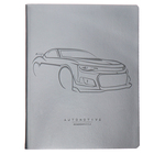 Тетрадь 96 листов в клетку "Авто контур", обложка мелованный картон, МИКС - фото 24061957