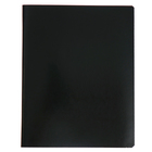 Тетрадь 96 листов в клетку "Черный", обложка мелованный картон, ВД-лак - фото 12289148