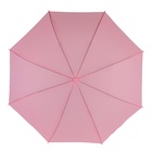 УЦЕНКА Зонт - трость полуавтоматический «Однотонный», 8 спиц, R = 47 см, цвет розовый - Фото 7