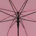 УЦЕНКА Зонт - трость полуавтоматический «Однотонный», 8 спиц, R = 47 см, цвет розовый - Фото 8