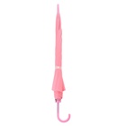 УЦЕНКА Зонт - трость полуавтоматический «Однотонный», 8 спиц, R = 47 см, цвет розовый - Фото 9