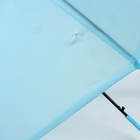 УЦЕНКА Зонт - трость полуавтоматический «Однотонный», 8 спиц, R = 47/55 см, D = 110 см, цвет синий - Фото 9