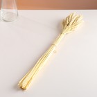 Набор сухоцветов "Пшеница", банч 35-40 шт, длина 55-65 (+/- 6 см), выбеленный - фото 24000957