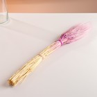 Набор сухоцветов "Рожь", банч 35-40 шт, длина 50-65 (+/- 6 см), сиреневый - фото 24000997