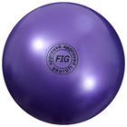 Мяч для художественной гимнастики «Металлик», d=19 см, цвет фиолетовый - фото 321519852