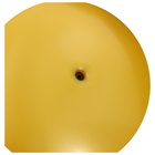 Мяч для художественной гимнастики «Металлик», d=15 см, цвет жёлтый - Фото 3