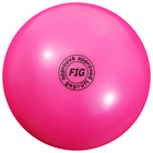 Мяч для художественной гимнастики «Металлик», d=15 см, цвет фуксия - Фото 1