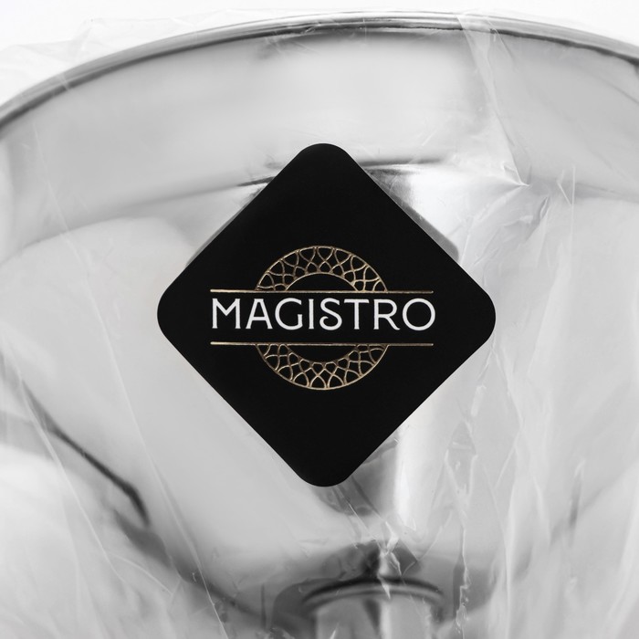 Воронка Magistro Steel, d=10,5 см, 201 сталь - фото 1890538802