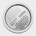 Набор посуды «Помощник», d=28 см (миска), h=9.4 см (тёрка), нержавеющая сталь - Фото 5