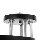 Люстра "Версалия" 5xЕ27 40Вт черно-хромовый 60х60х26 см BayerLux - фото 24044108