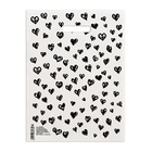 Пакет полиэтиленовый "Любовь" бело-черный 30х40 см 50 мкм - Фото 2