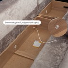 Диван прямой раскладной «Рич 2», механизм пантограф, независимый пружинный блок, спальное место 1550×2650 мм, велюр, цвет симпл 8 - Фото 6