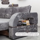 Диван прямой раскладной «Рич 2», механизм пантограф, независимый пружинный блок, спальное место 1550×2650 мм, велюр, цвет симпл 16 - Фото 6