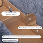 Диван прямой «Рио», механизм пантограф, ППУ, велюр, цвет симпл 18 - Фото 4