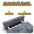 Прямой диван «Леон», механизм еврокнижка, независимый пружинный блок, цвет симпл 18 - Фото 4