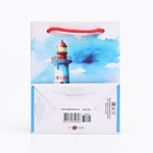 Пакет подарочный "маяк", 11,5 х 14,5 х 6,5 см - Фото 2