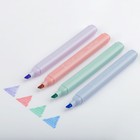 Набор текстовыделителей MESHU "Paw pastel", 4 пастельных цвета, 1-4мм, блистер с европодвесом - фото 9690566