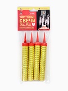 Свечи фонтаны в торт золотые, 4 шт., 10 см, горение 30-35 сек - Фото 9