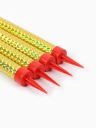 Свечи фонтаны в торт золотые, 4 шт., 10 см, горение 30-35 сек - Фото 8