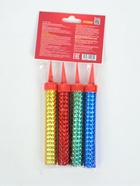 Свечи фонтаны в торт цветные «Радужные искры», 4 шт., 10 см, горение 30 сек - Фото 5