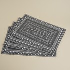 Салфетки сервировочные SL Home, 4 шт., 44×29 см, серые - Фото 1