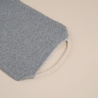 Мочалка - лента массажная SL Home «Ортика», хлопок, 48×21 см, серая - Фото 5