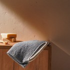 Мочалка - лента массажная SL Home «Ортика», хлопок, 48×21 см, серая - Фото 2