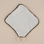 Мочалка массажная SL Home «Ортика», бамбуковое волокно, 21×20.5 см, серая - Фото 6