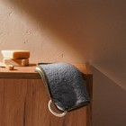 Мочалка массажная SL Home «Ортика», бамбуковое волокно, 21×20.5 см, серая - Фото 7