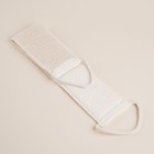 Мочалка - лента массажная SL Home «Ортика», крапива, 60×10 см, бежевая - Фото 3