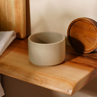 Банка для сыпучих продуктов SL Home «Стоун форест», 220 мл, 8.7×5.7 см, с крышкой, керамика, бежевая - Фото 7