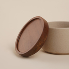 Банка для сыпучих продуктов SL Home «Стоун форест», 220 мл, 8.7×5.7 см, с крышкой, керамика, бежевая - Фото 3