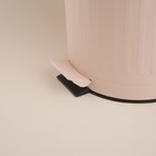 Ведро для мусора SL Home, 12 л, 27×32×43 см, бежевое - Фото 5