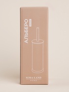 Ёршик для унитаза с подставкой SL Home, силиконовый, 9.8×9.8×39 бежевый - Фото 2