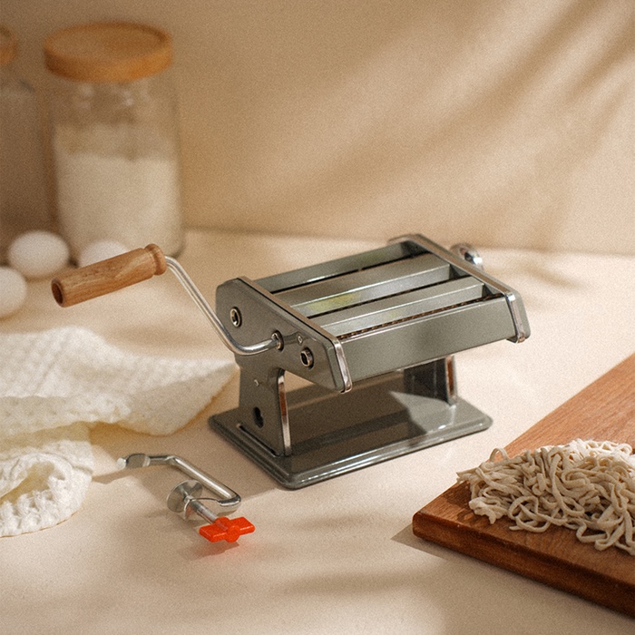 Лапшерезка ручная SL Home «Оливковая роща», 21×15×13.5 см, нержавеющая сталь, оливковая - Фото 1